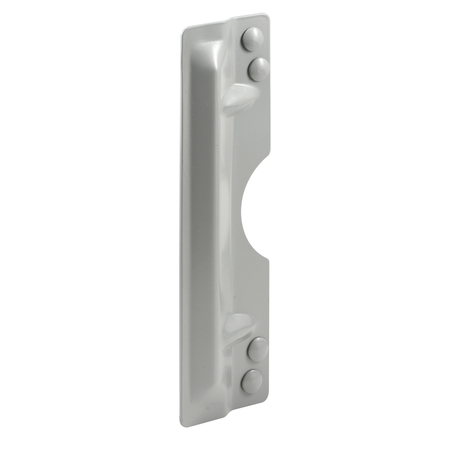 PRIME-LINE Steel Latch Guard Plate Cover for Out-Swinging Doors, Gray 1 Set U 9503